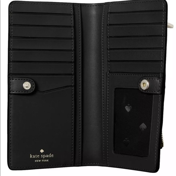 Shop for Christmas presents!  Kate spade bifold wallet staci sailing floral red - Picture 7 of 7